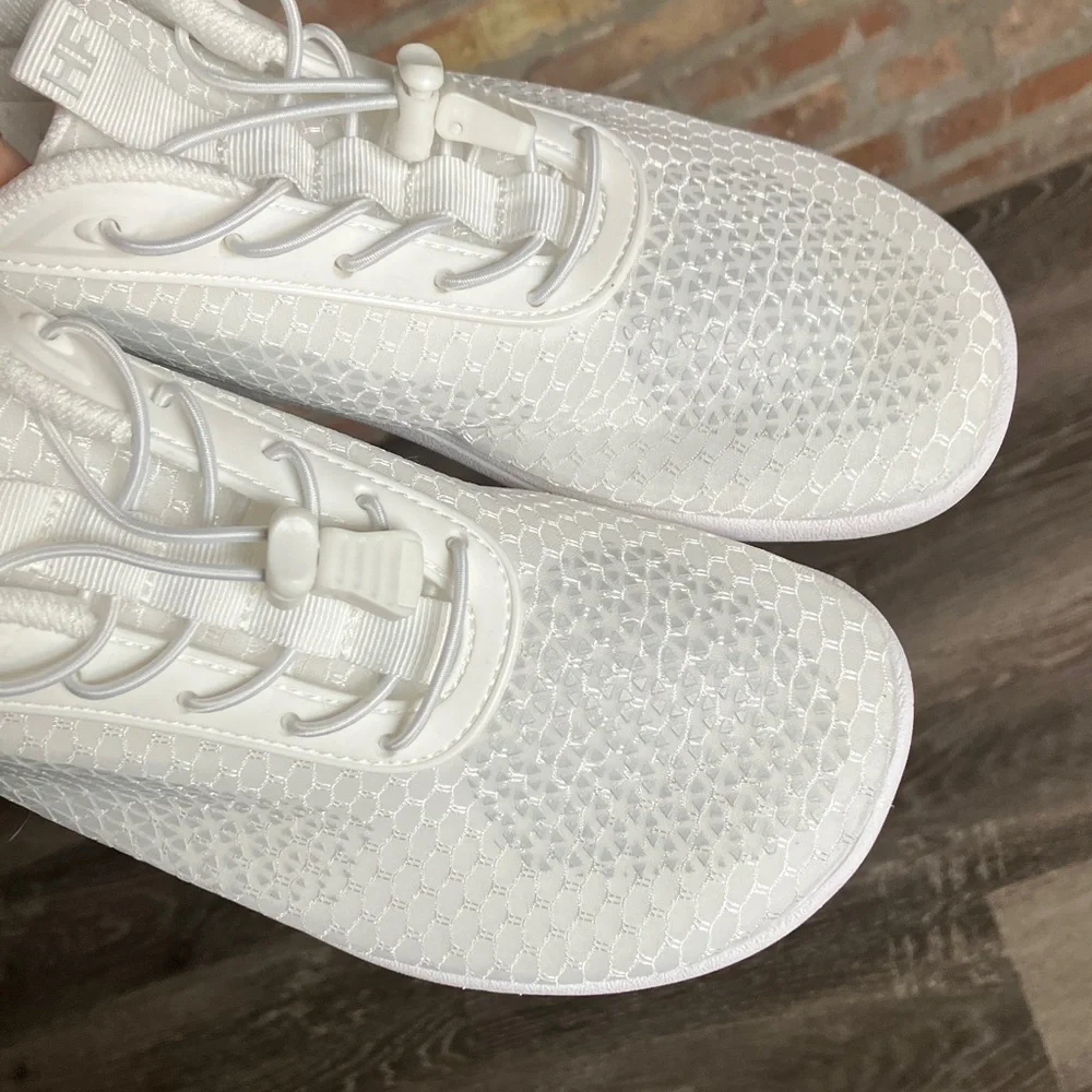 Women’s Athletic Walking Sneakers - White - Picture 9 of 16